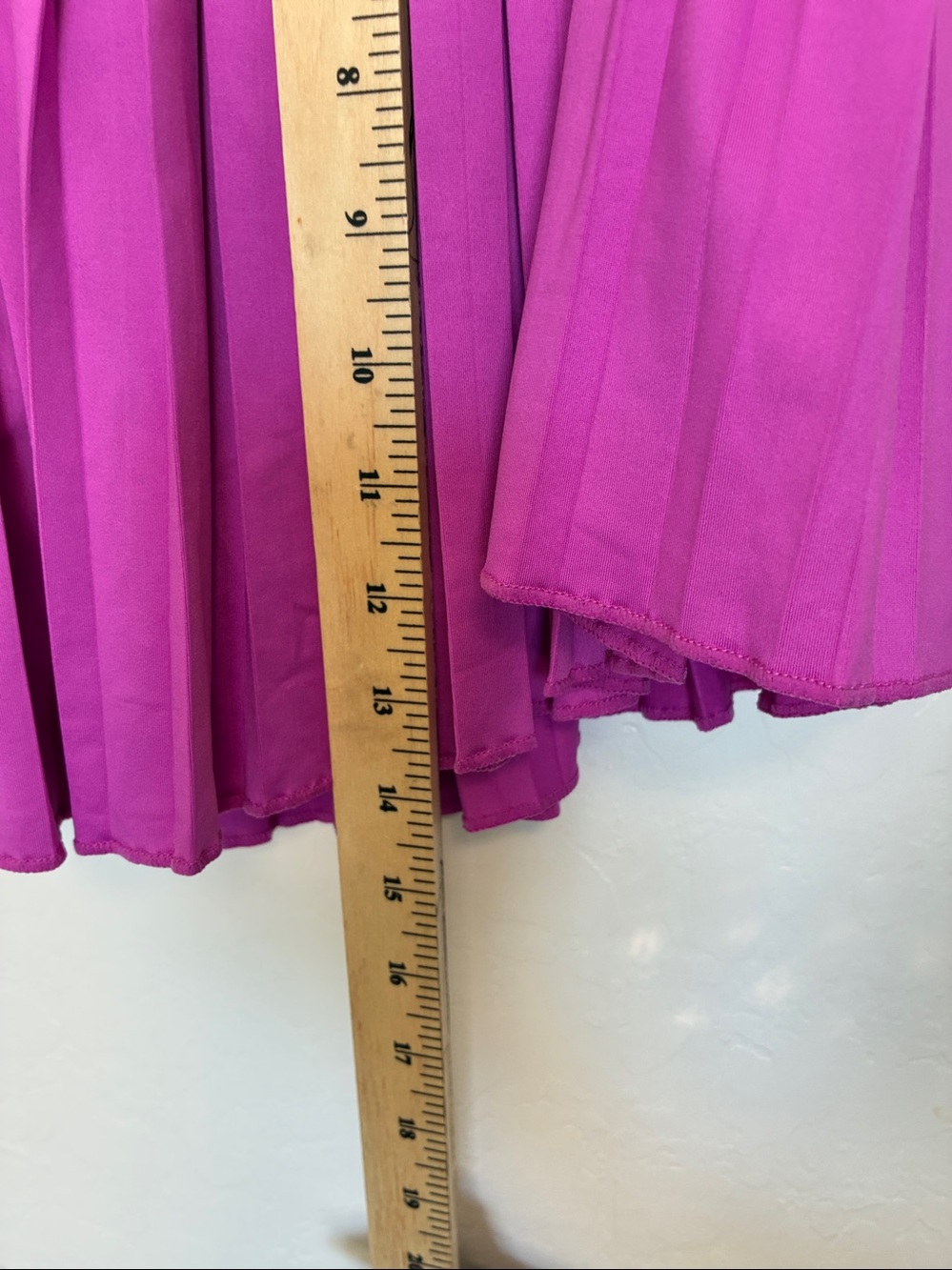 GB Magenta Pleated Tennis Skort XL Athletic Activewear Built-In Shorts - Picture 7 of 8